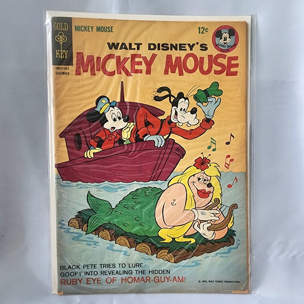 Walt Disneys Mickey Mouse Gold Key Comics #104 Dec‎ 1965 Vintage Collectible